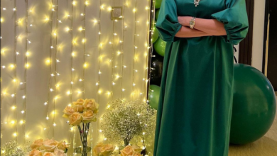 تیپ آزاده زارعی در جشن تولد لاکچری‌اش