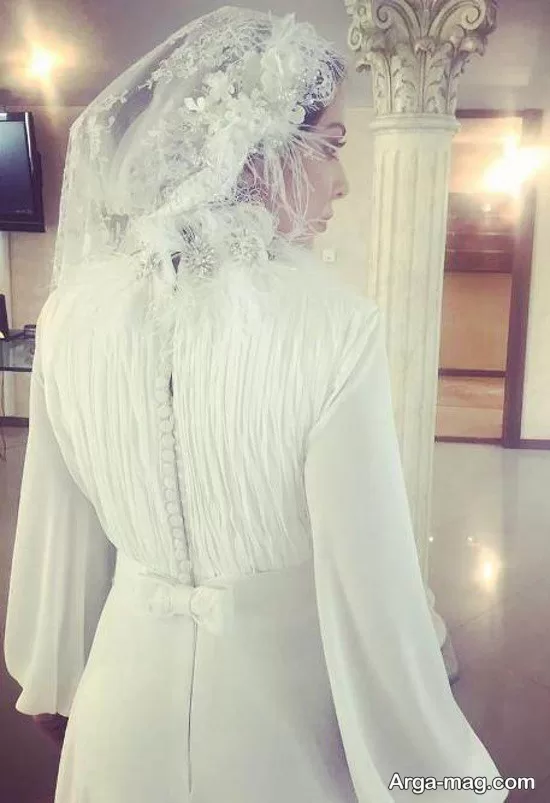 لیلا اوتادی ازدواجش را علنی کرد + عکس با لباس عروس