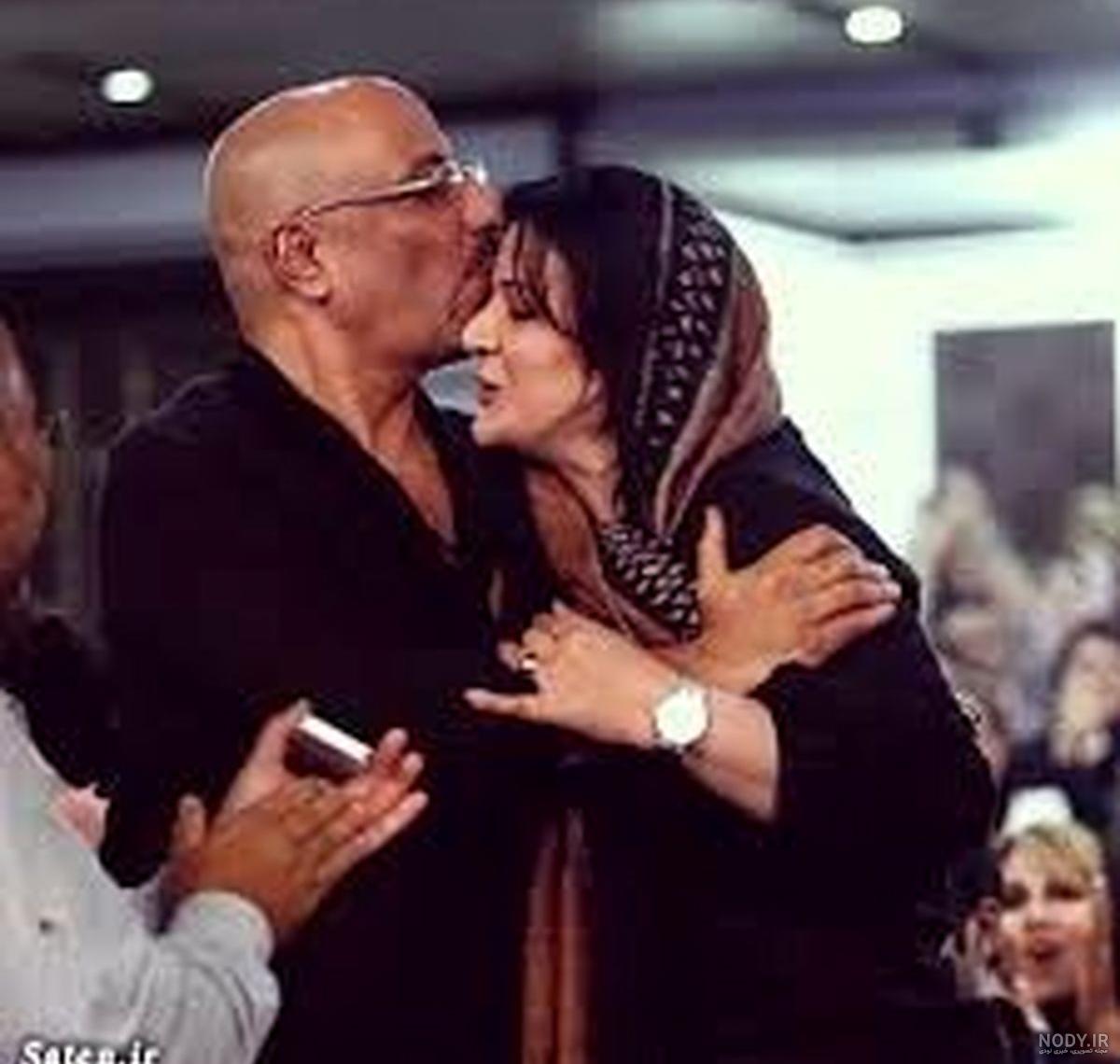 عکسی جالب و دیده نشده از امیر جعفری یکی از بازیگران توانمند ایرانی در حال بوسیدن زنش ریما رامین فر در ملا عام منتشر شد.