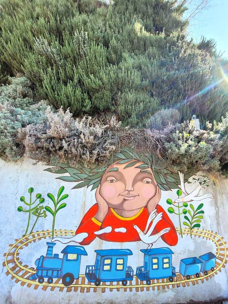 نقاشی حیرت‌انگیز روی دیوار یکی از خیابان‌های تهران