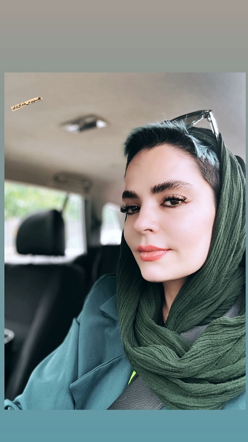 sepidekhodaverdi2-vaghtesobh سپیده خداوردی با این تغییر کوچک ده سال جوان تر شد!
