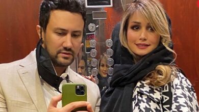 ژست جالب و دیدنی شاهرخ استخری و همسرش در باشگاه بلژیکی
