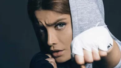 مشت دردناک رقیب خارجی پای چشم تینا آخوندتبار