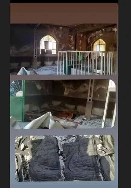 1583649_618 آتش زدن 2 امامزاده در استان ایلام