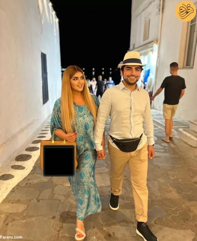 خوشگذرانی شاهدخت و همسرجان در میکونوس