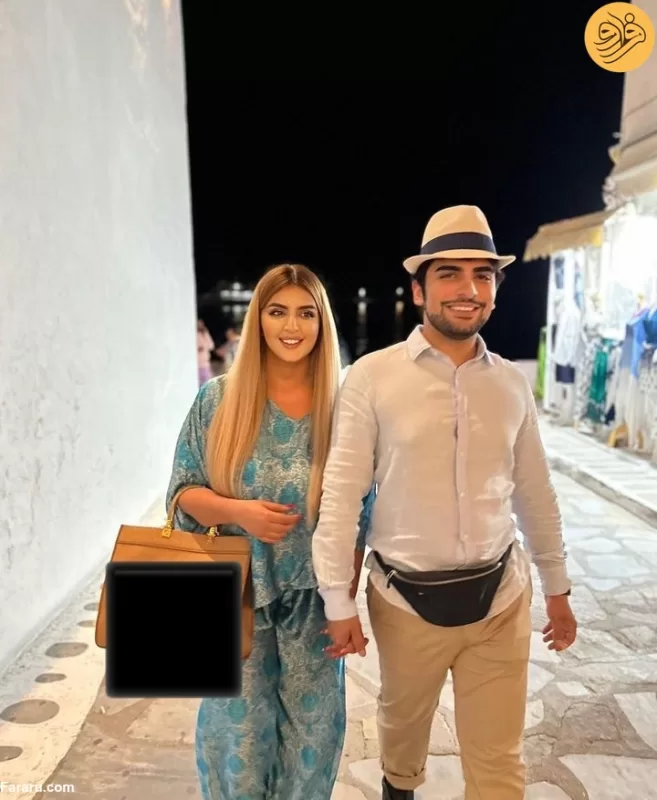 خوشگذرانی شاهدخت و همسرجان در میکونوس