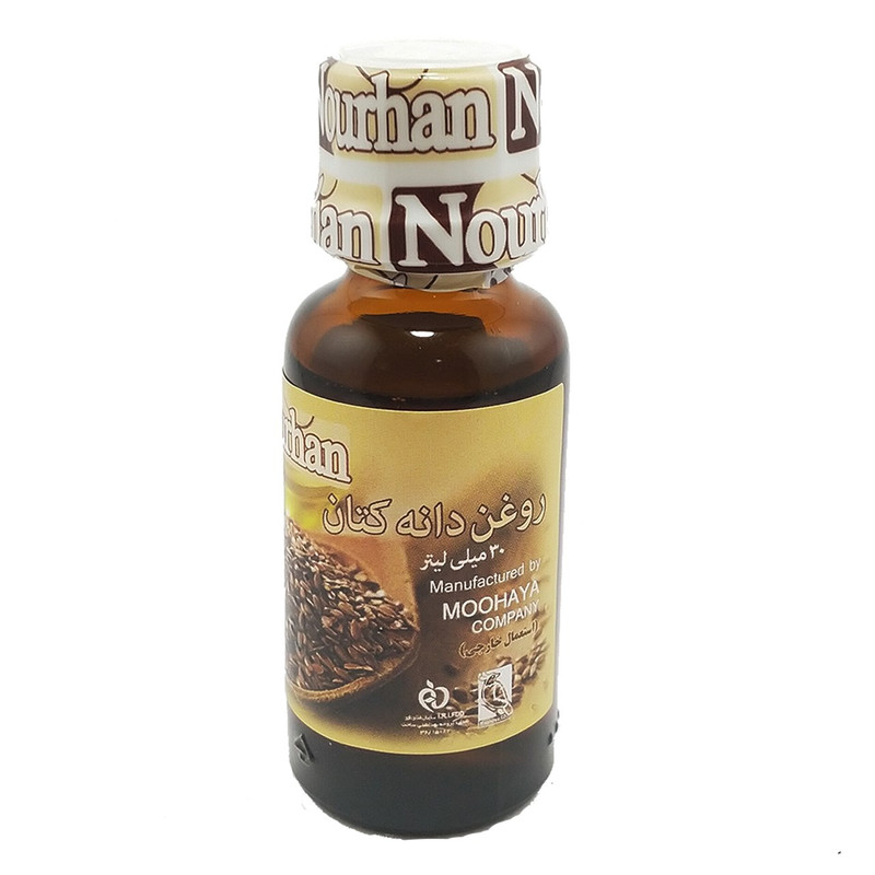 روغن دانه کتان نورهان حجم 30 میلی لیتر