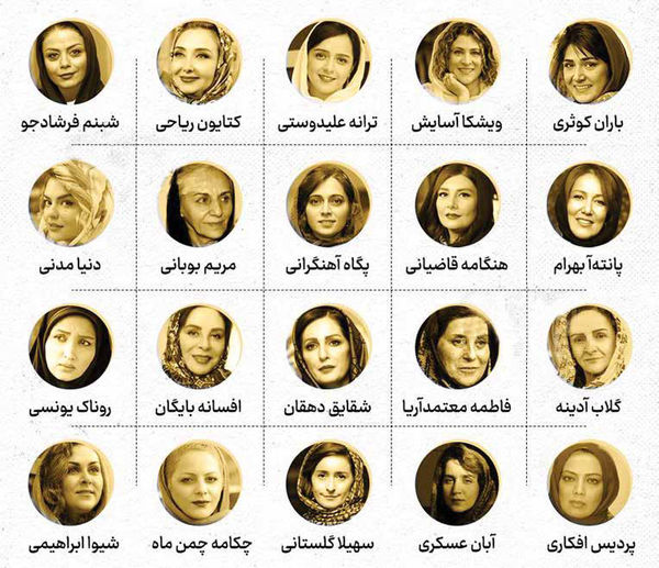 واکنش صریح کتایون ریاحی و هنگامه قاضیانی به ممنوعالکاری