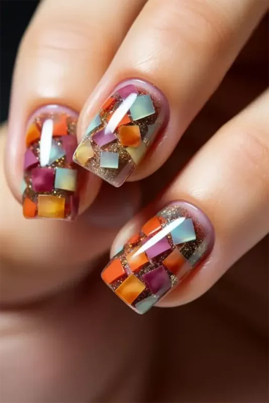 مدل ناخن سه بعدی