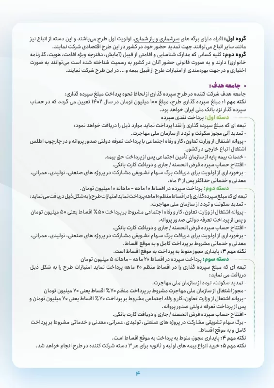 جزییات طرح سپرده گذاری اتباع خارجی در ایران