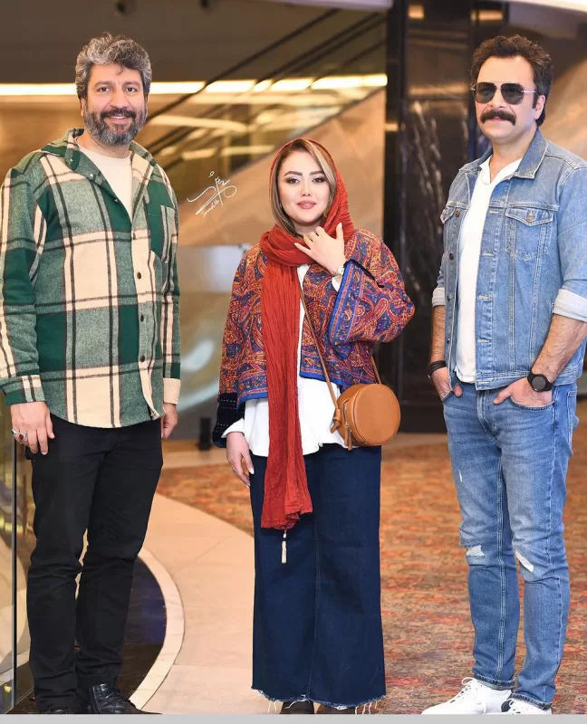 استایل جذاب و سنتی شادی مختاری در یک مراسم